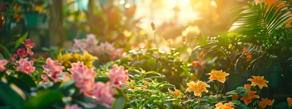 Image of flowers and garden