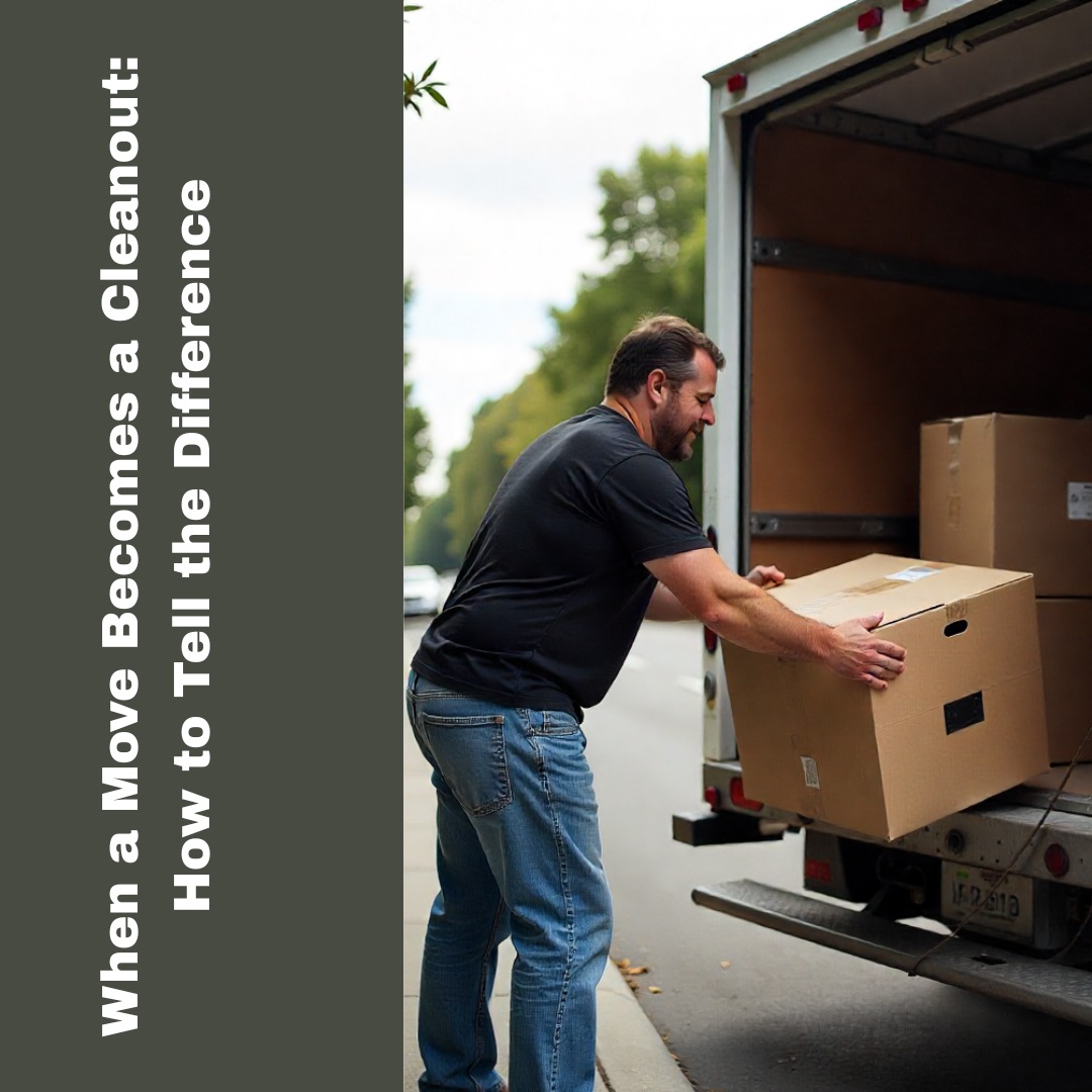 When a Move Becomes a Cleanout: How to Tell the Difference