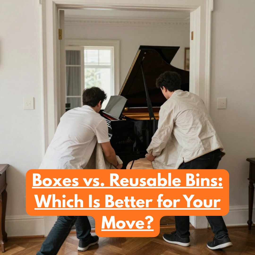 Boxes vs. Reusable Bins: Which Is Better for Your Move?