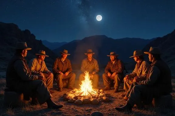 There's no place 'round the campfire for a quitter's blanket.