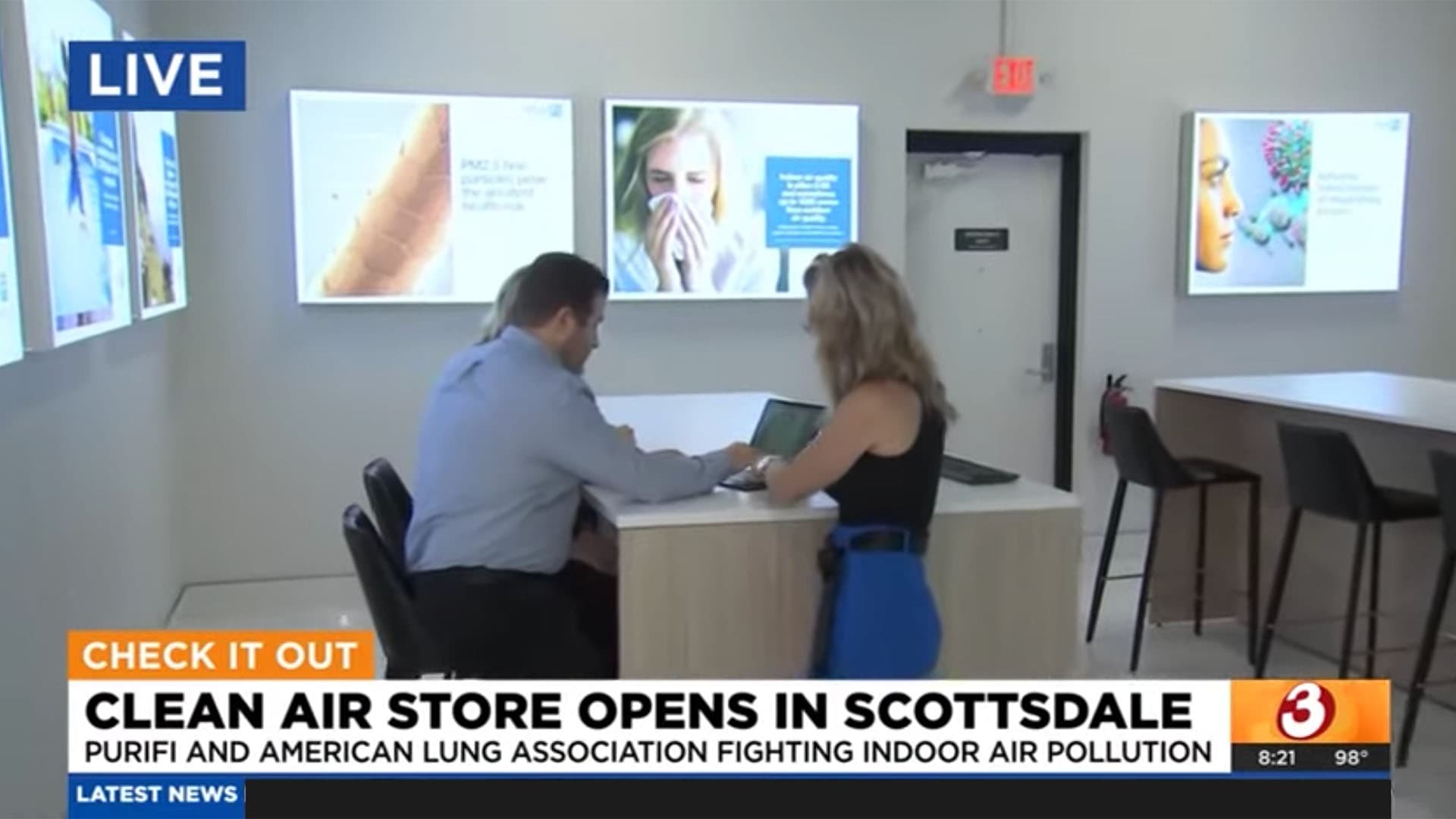 Arizona’s Family 3 Debuts the PuriFi Store Grand Opening