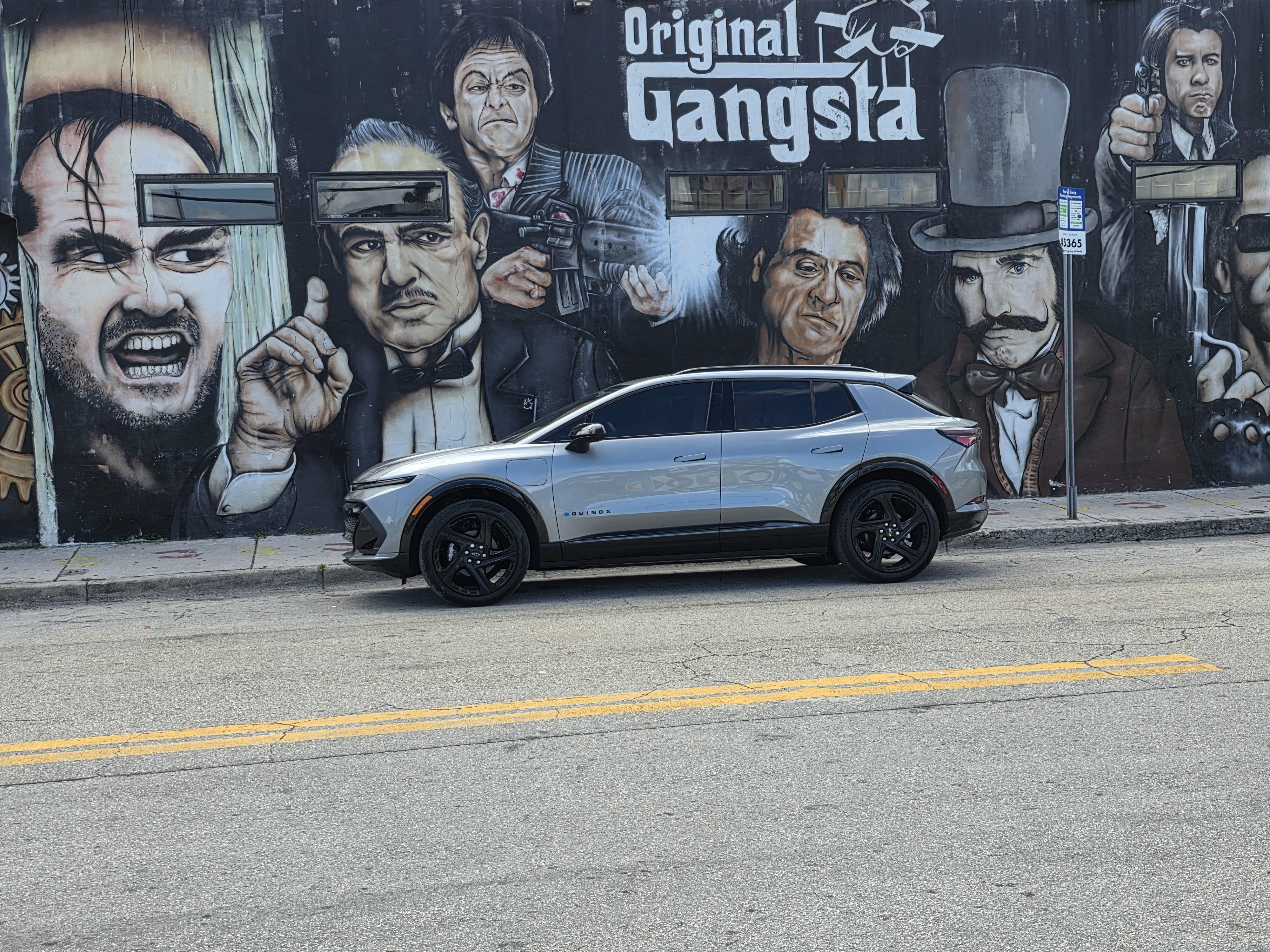 Chevrolet Equinox EV RS SUV rental delivered in Miami for family holiday travel