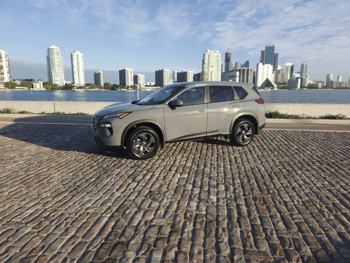 2026 Nissan Rogue SV 5-passenger compact SUV rental delivered by Amped Auto Rentals in South Florida