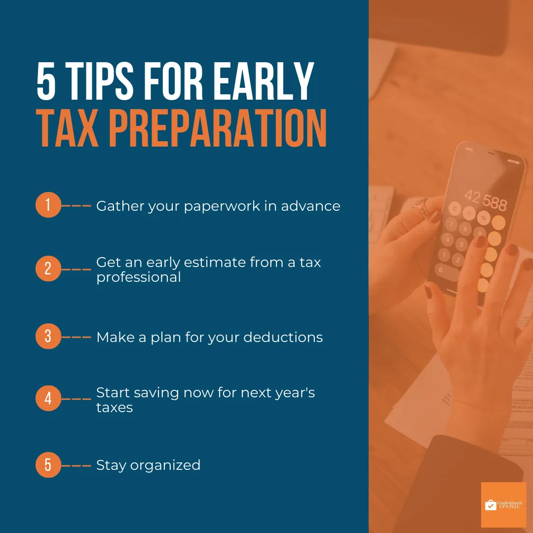 5 Tips For Early Tax Preparation