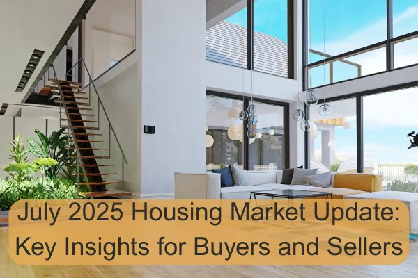 A modern home depicting the July 2025 housing market in Jackson and Amador County