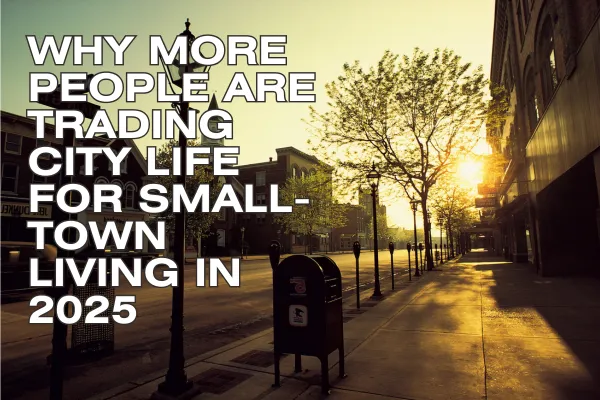 Why More People Are Trading City Life for Small-Town Living in 2025