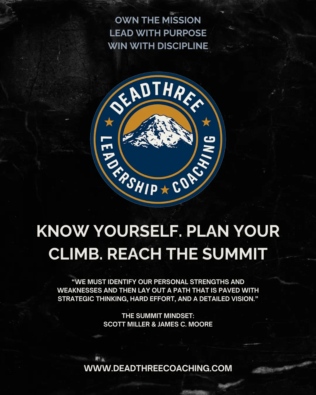 Know Yourself. Plan Your Climb. Reach the Summit