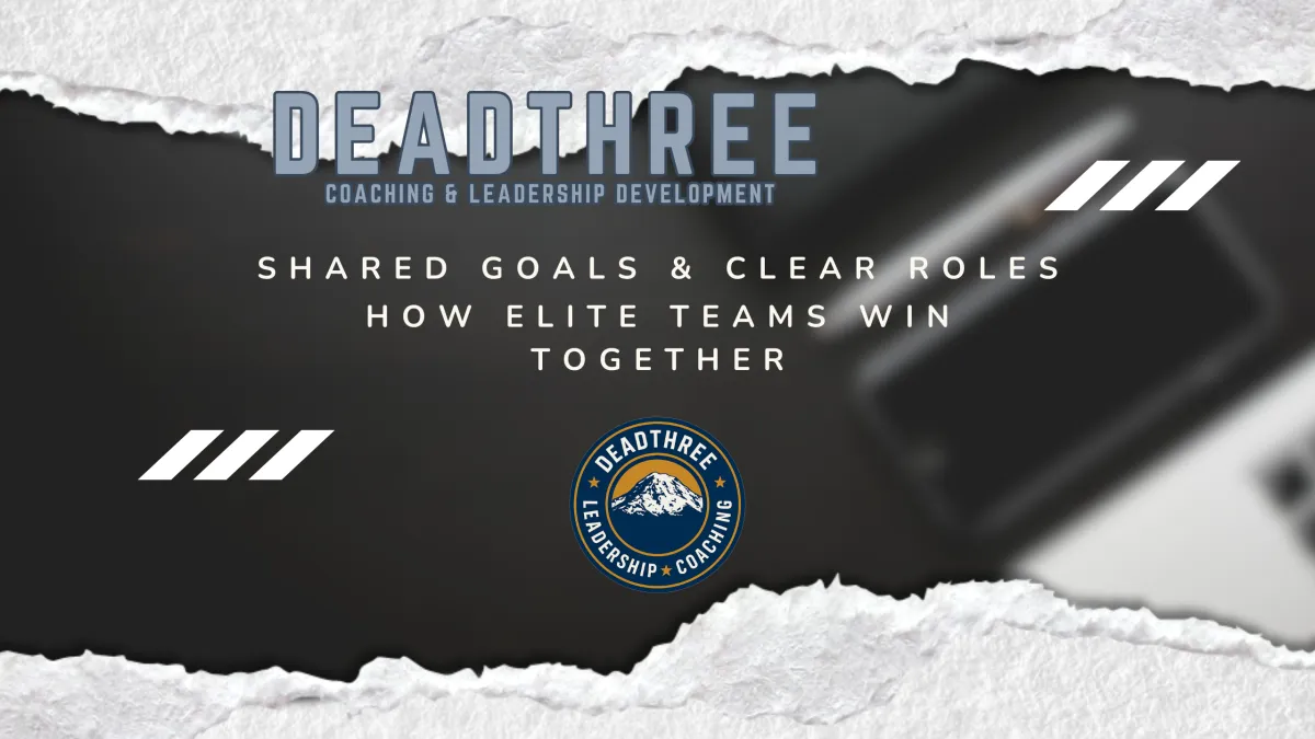 Shared Goals. Clear Roles. Elite Execution.