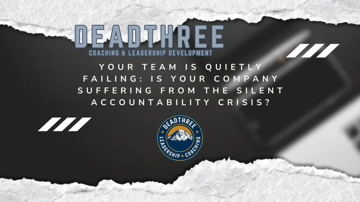 Your Team is Quietly Failing: Is Your Company Suffering from the Silent Accountability Crisis?