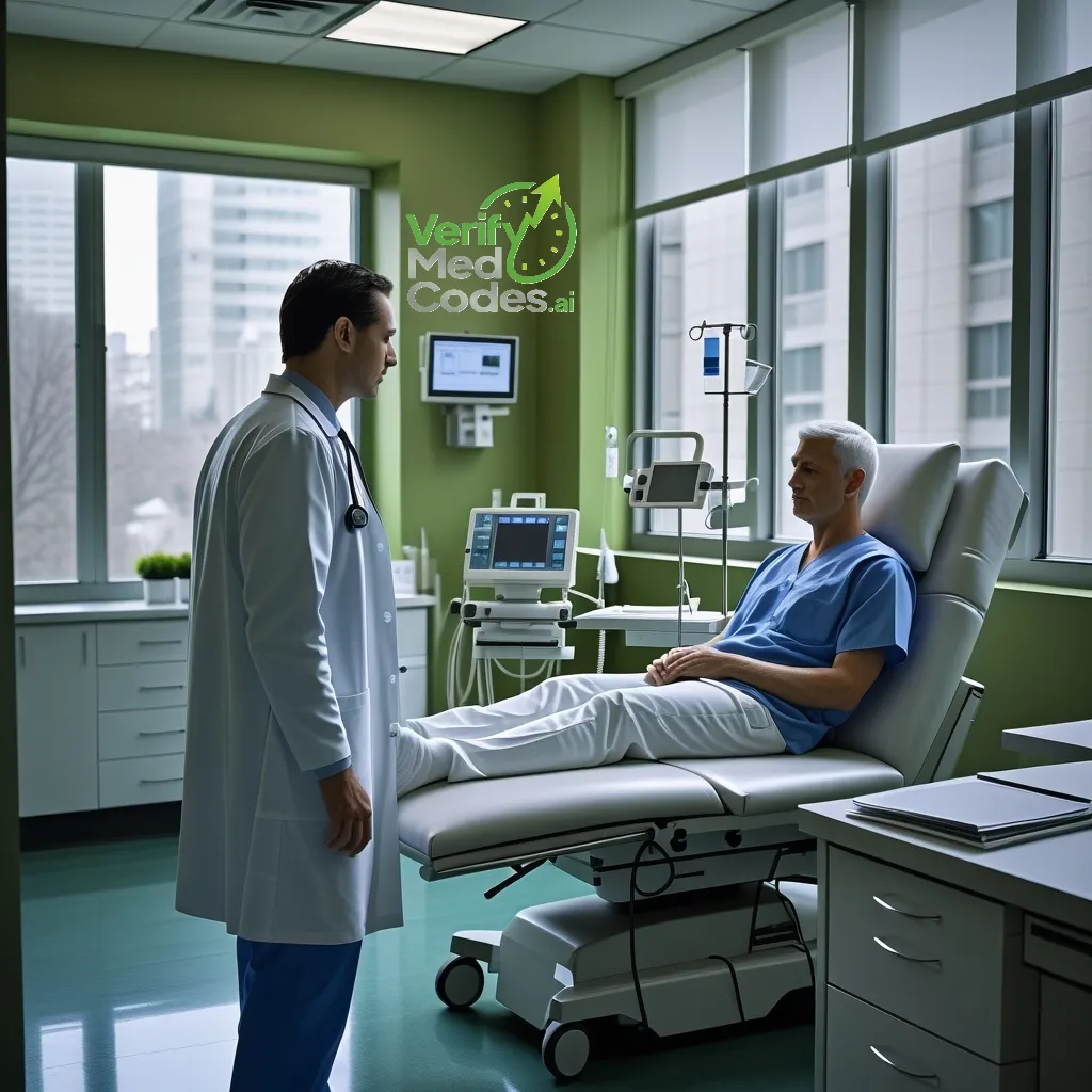 Patient-Centric Use of AI Doctor with Patient With VerifiedMedCodes.ai Logo