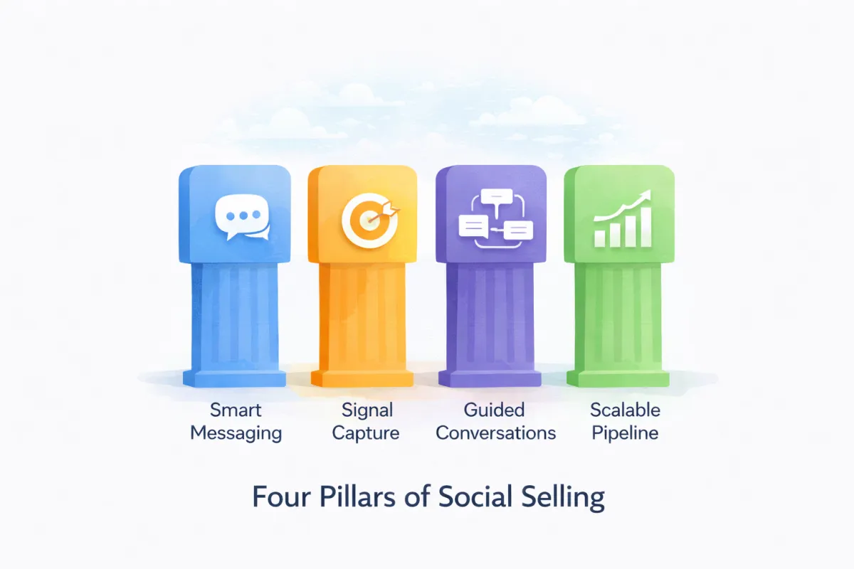 The Four Pillars of Social Selling