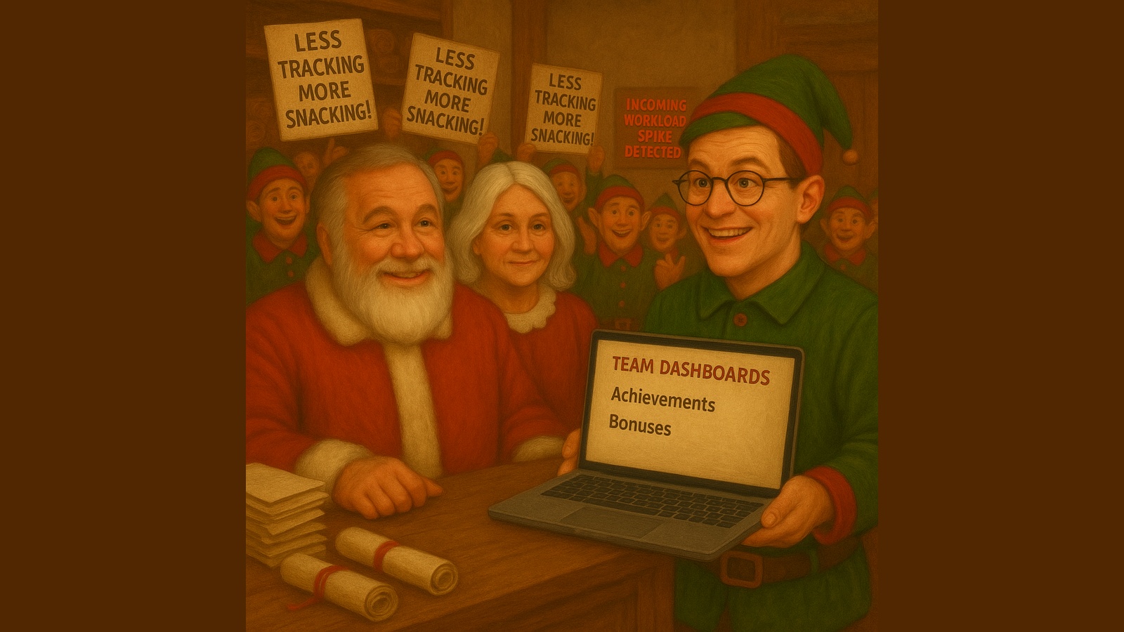 Santa’s Week of Chaos: From Elf Revolts to Reputation Rescue