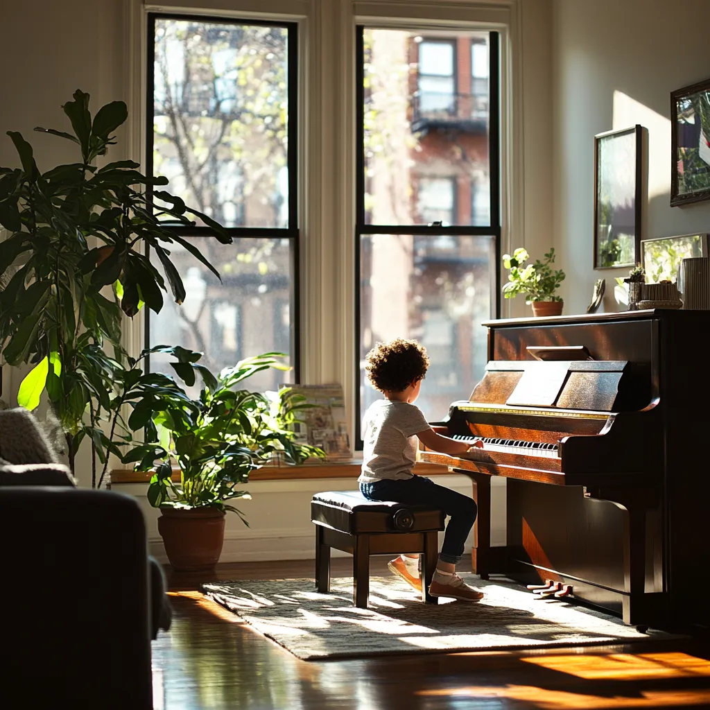 The Musicolor Method offers a unique, color-coded system designed to make music learning intuitive and enjoyable for children. This method not only teaches musical notes and melodies but also fosters essential life skills such as focus, resilience, and problem-solving.