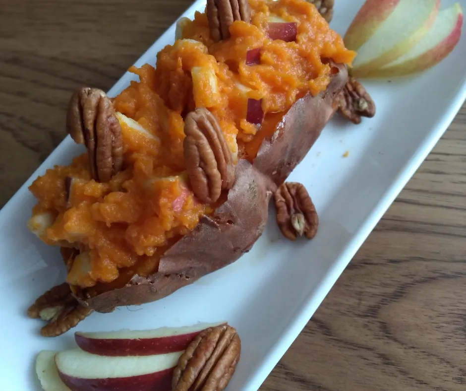 twice baked sweet potato