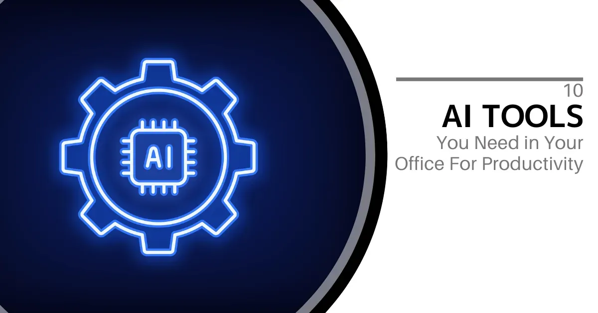 Gear with the word "AI" in the middle