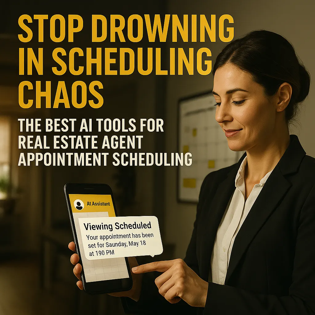 Stop Drowning in Scheduling Chaos: The Best AI Tools for Real Estate Appointment Scheduling (2025)