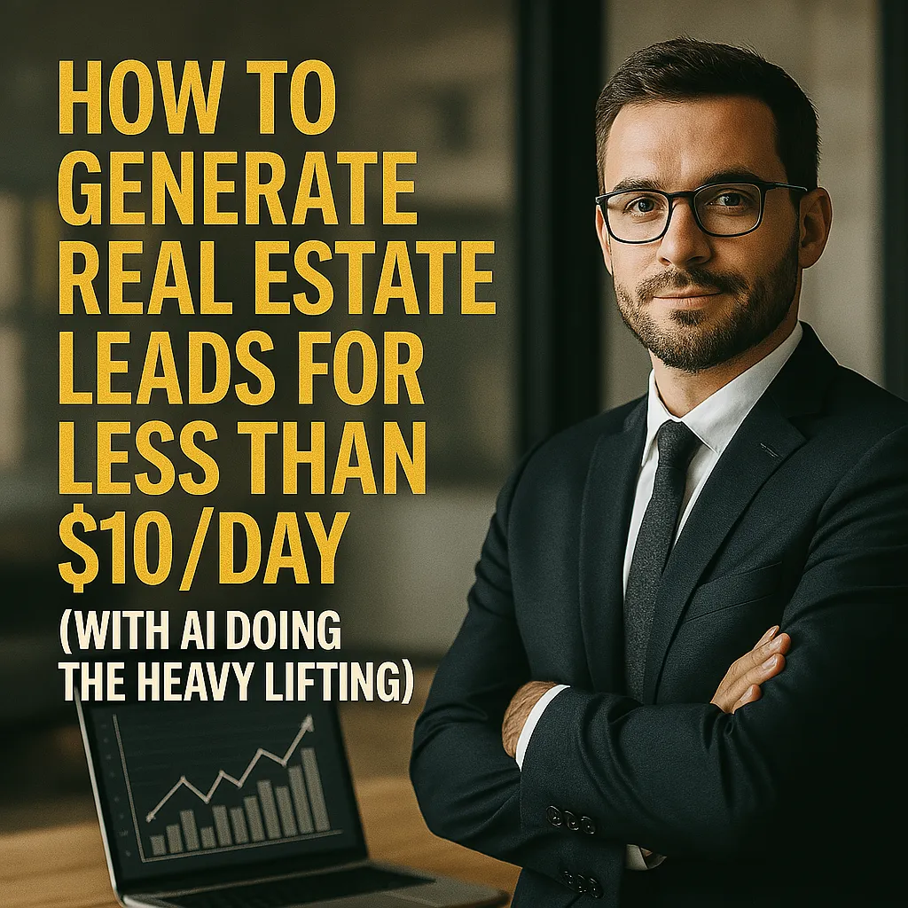 How to Generate Real Estate Leads for Less Than $10/Day (With AI Doing the Heavy Lifting)
