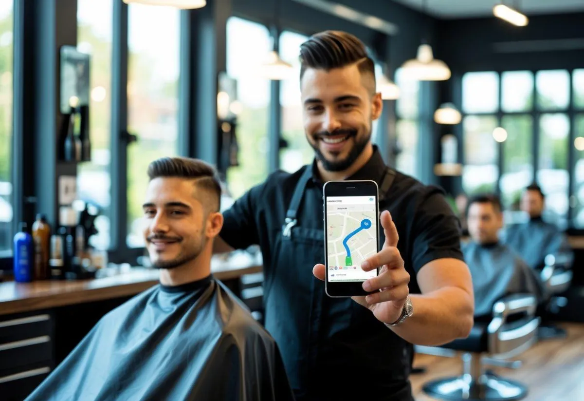 google maps can drive clients to your barber shop