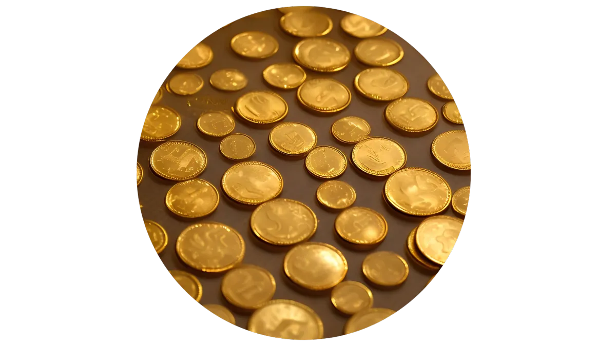 Gold coins