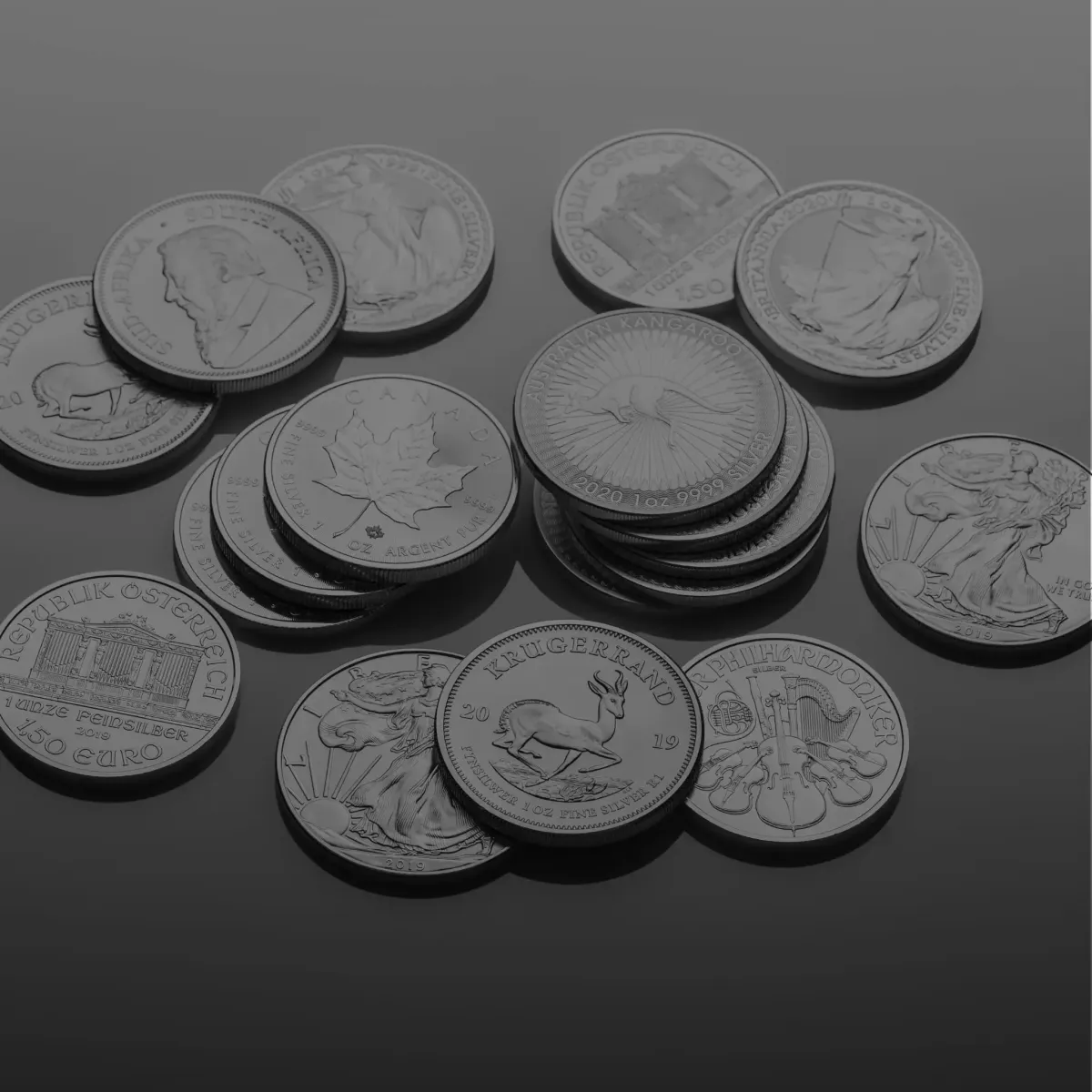 Silver bullion coins and silver rounds for sale at Albuquerque coin dealer.