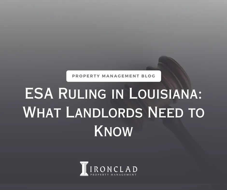 ESA Ruling in Louisiana: What Landlords Need to Know