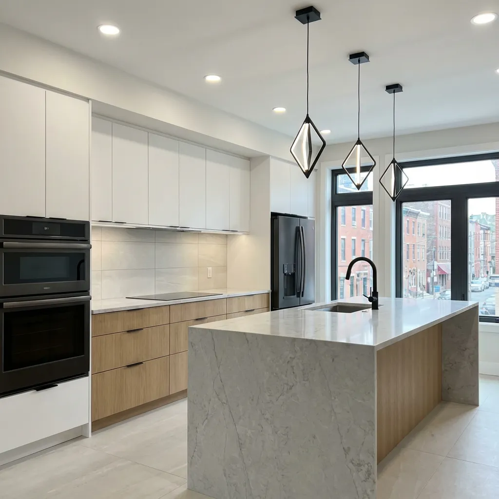 A Kitchen Remodeling project by NK Construction and Design