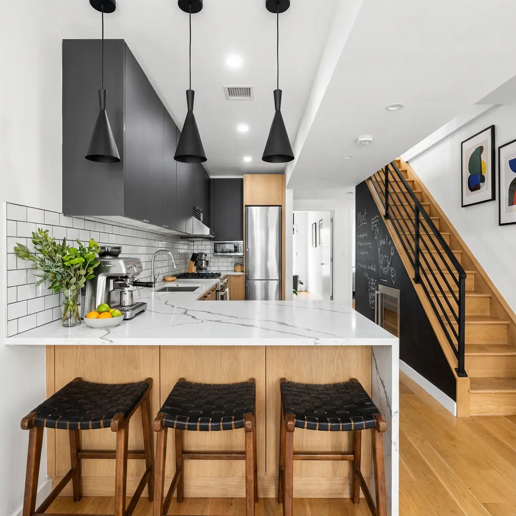 A Kitchen Remodeling by NK Construction in Philadelphia.