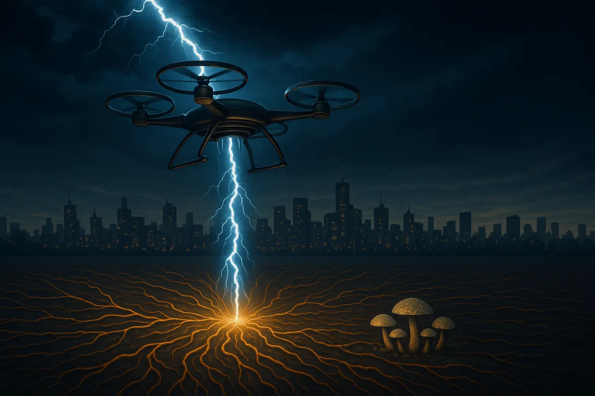 When Lightning Listens and Bacteria Buzz