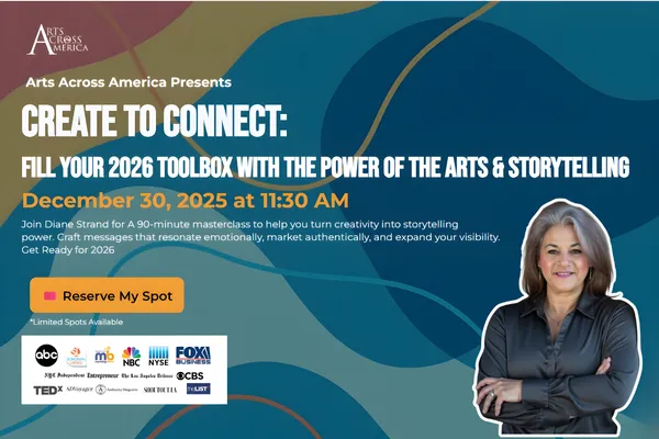 Participants in the Create & Connect Masterclass collaborating and learning creative business strategies with Diane Strand