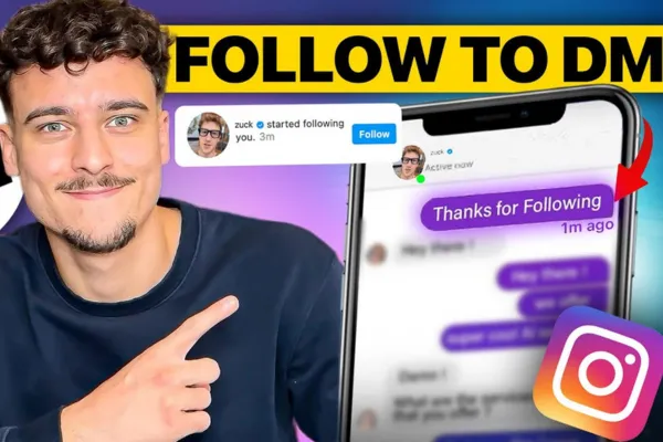 How to Automate Instagram DMs to New Followers and Track Your Reply Rates (with ManyChat + DM Tracker)