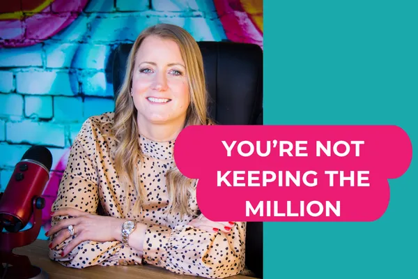 Image of Helen Tudor, with the text "You’re Not Keeping the Million: Understanding Profit vs. Revenue"