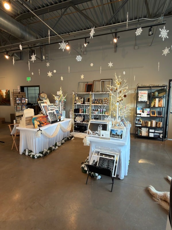 gallery of gifts christmas event at create gallery and frames a fine art and custom frame shop in garden city idaho