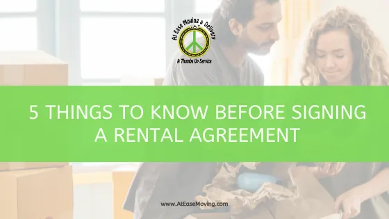 Key Considerations Before Signing a Rental Agreement: Insights from Nashville Movers