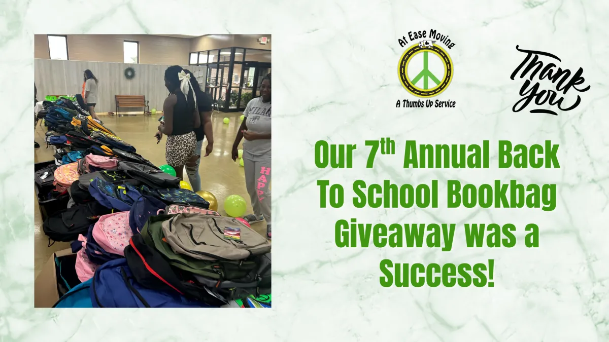 Our 7th Annual Back to School Bookbag Giveaway Was a Success!