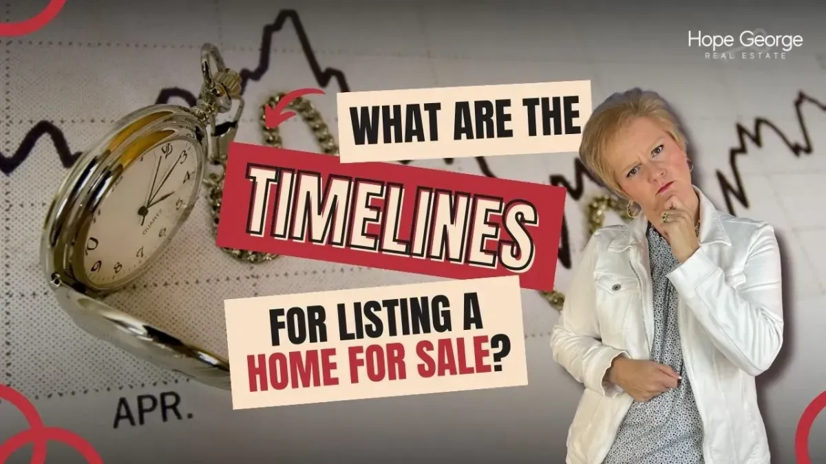 What are the timelines for listing a home for sale?