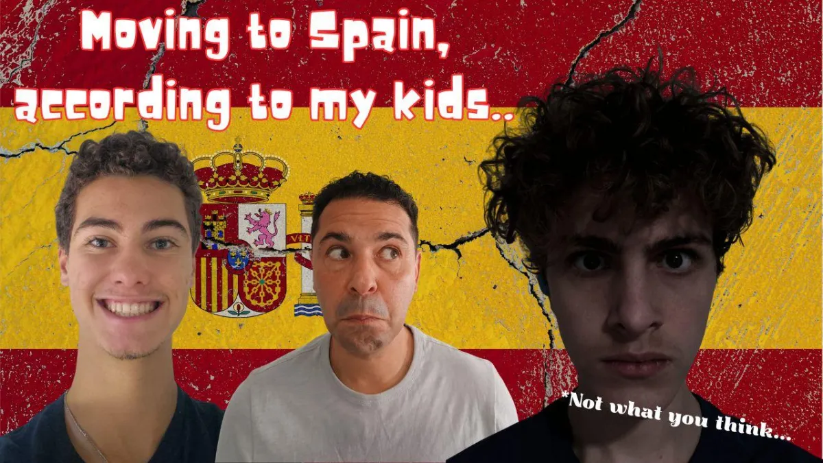 Two teenage expats sharing their experience moving from the U.S. to Spain with their family