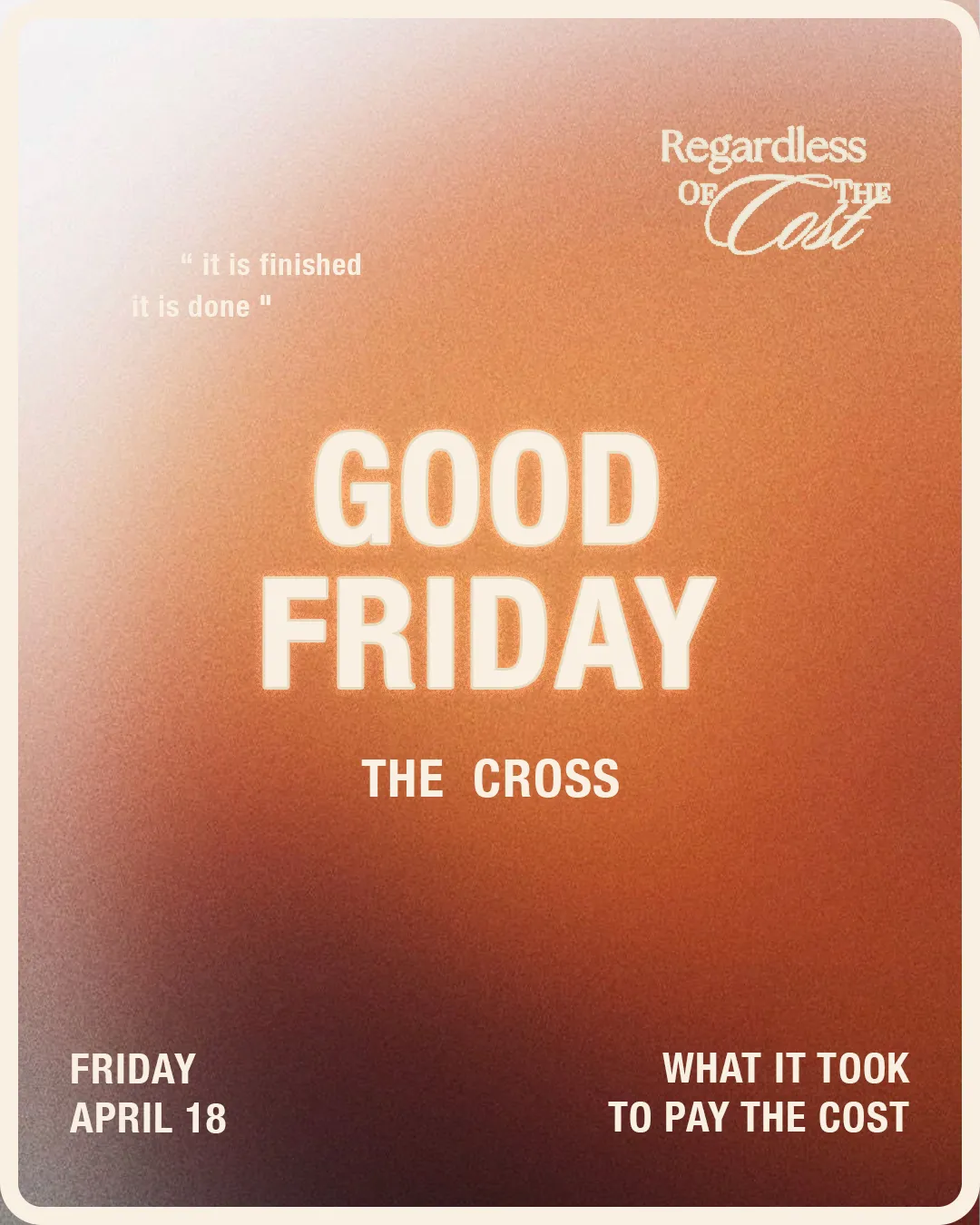 Good Friday | April 3rd, 2026