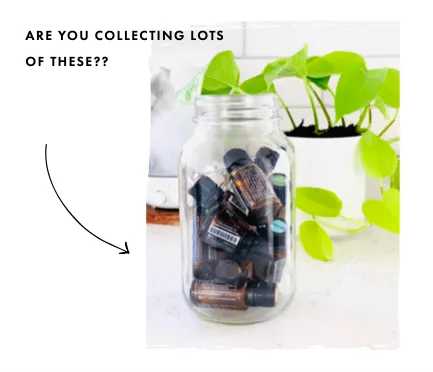 How to Up-Cycle Empty Essential Oil Bottles 
