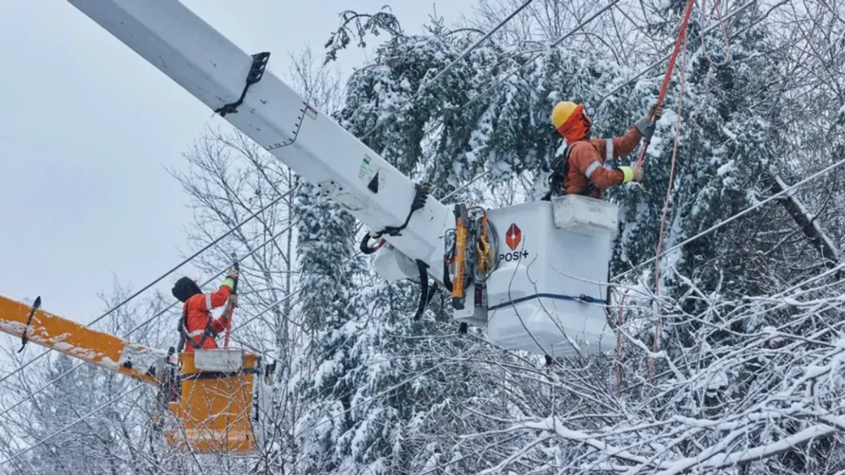 Maison résidentielle au Québec affectée par une panne de courant en période hivernale