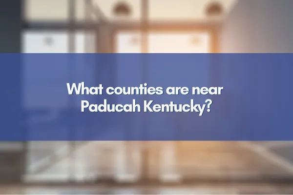 What counties are near Paducah Kentucky?