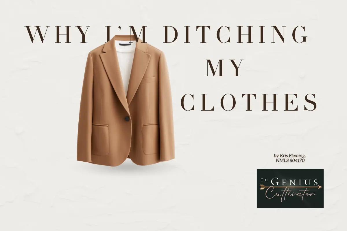 Why I'm Ditching My Clothes