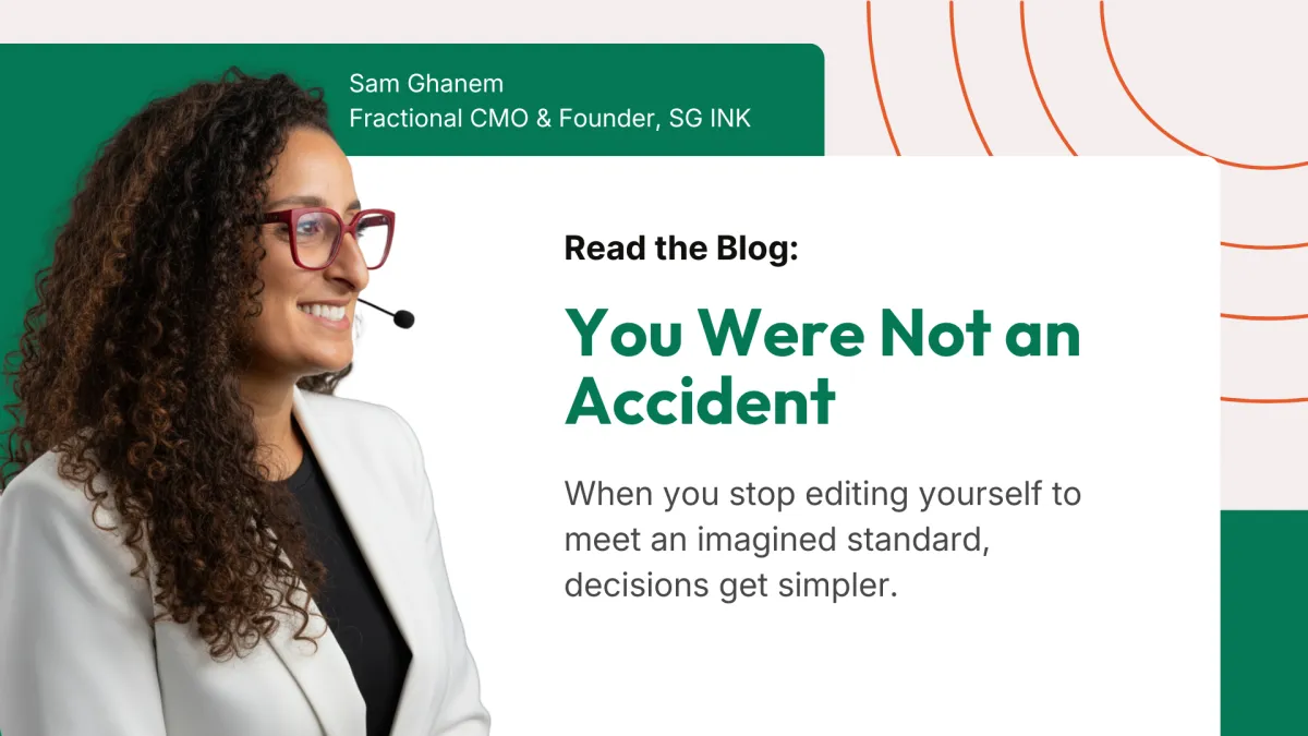 You Were Not an Accident