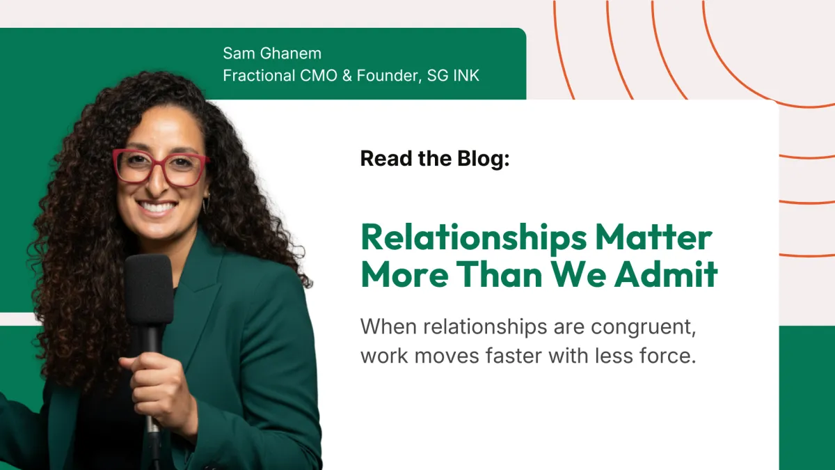 Relationships Matter More Than We Admit: The Infrastructure of Alignment