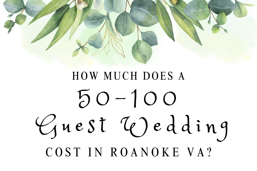 How Much Does a 50–100 Guest Wedding Cost in Roanoke VA?