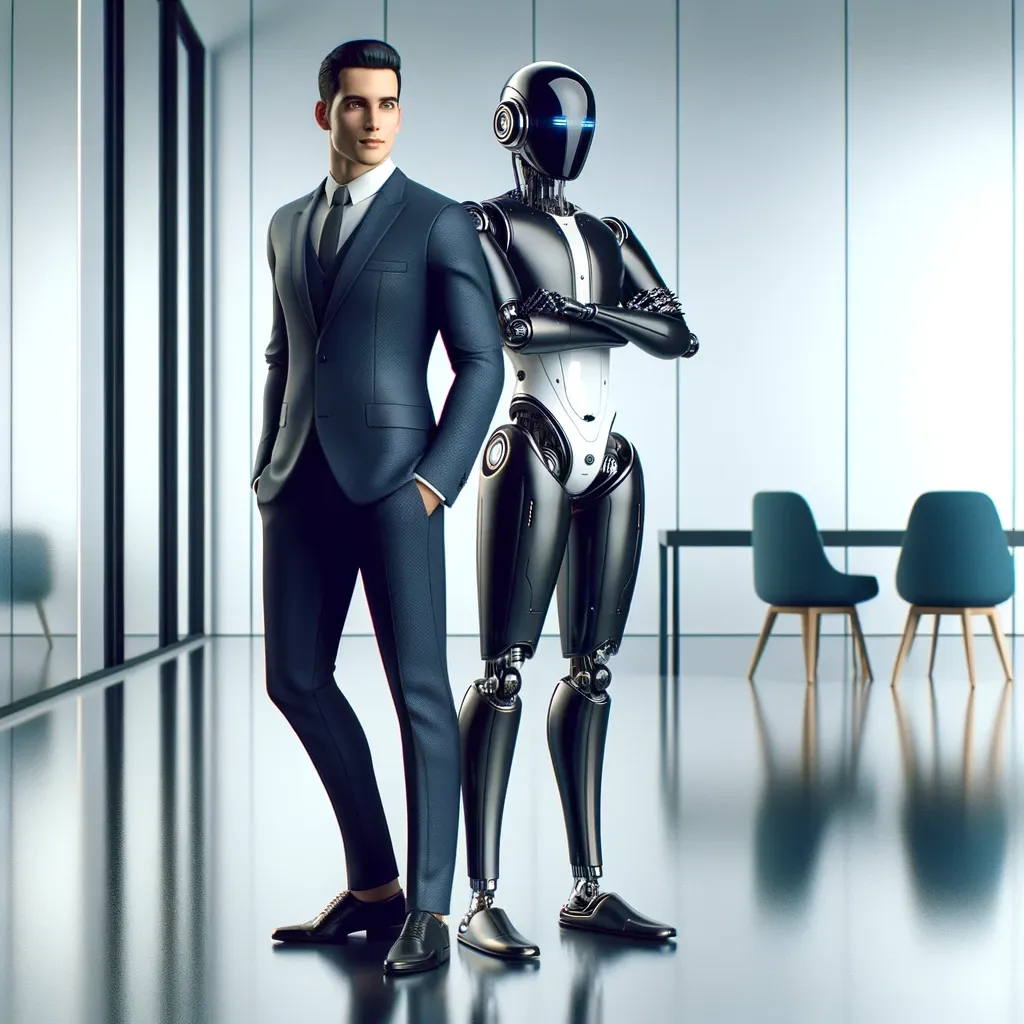 pic of bot and human