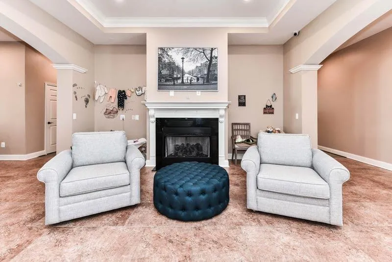 fireplace seating front