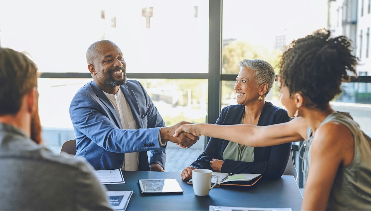 Successfull business deal