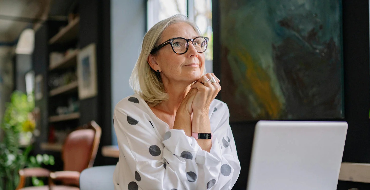 Happy business owner