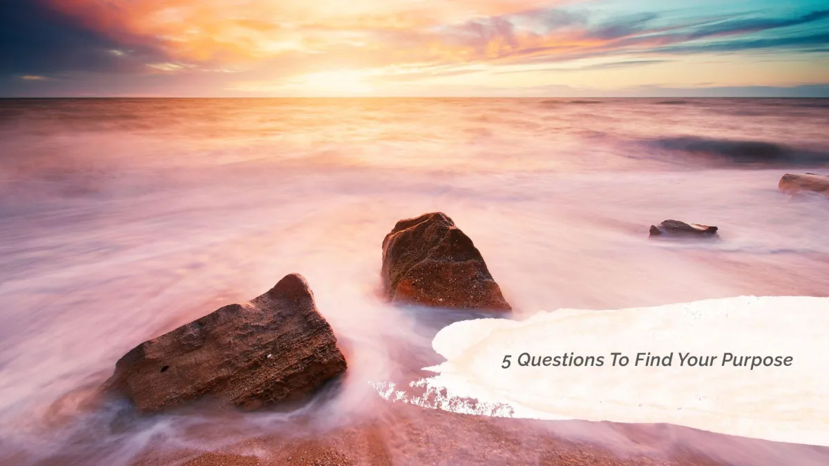 5 Questions To Find Your Purpose