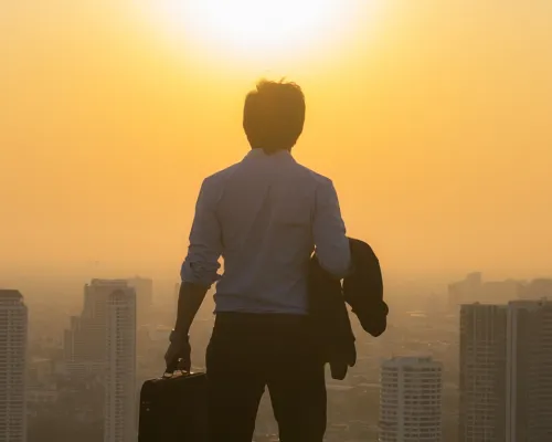 business man goal